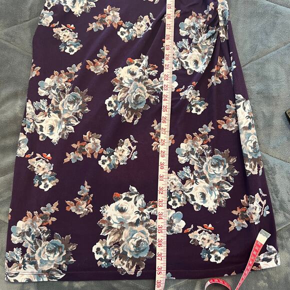 French Grey Stitchfix Brielle Maternity Short Sleeve Fitted Knit Dress Large - Picture 13 of 13